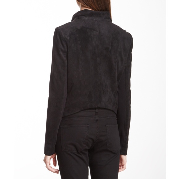 BCBGMaxAzria Faux Suede Drape Jacket - Picture 2 of 6